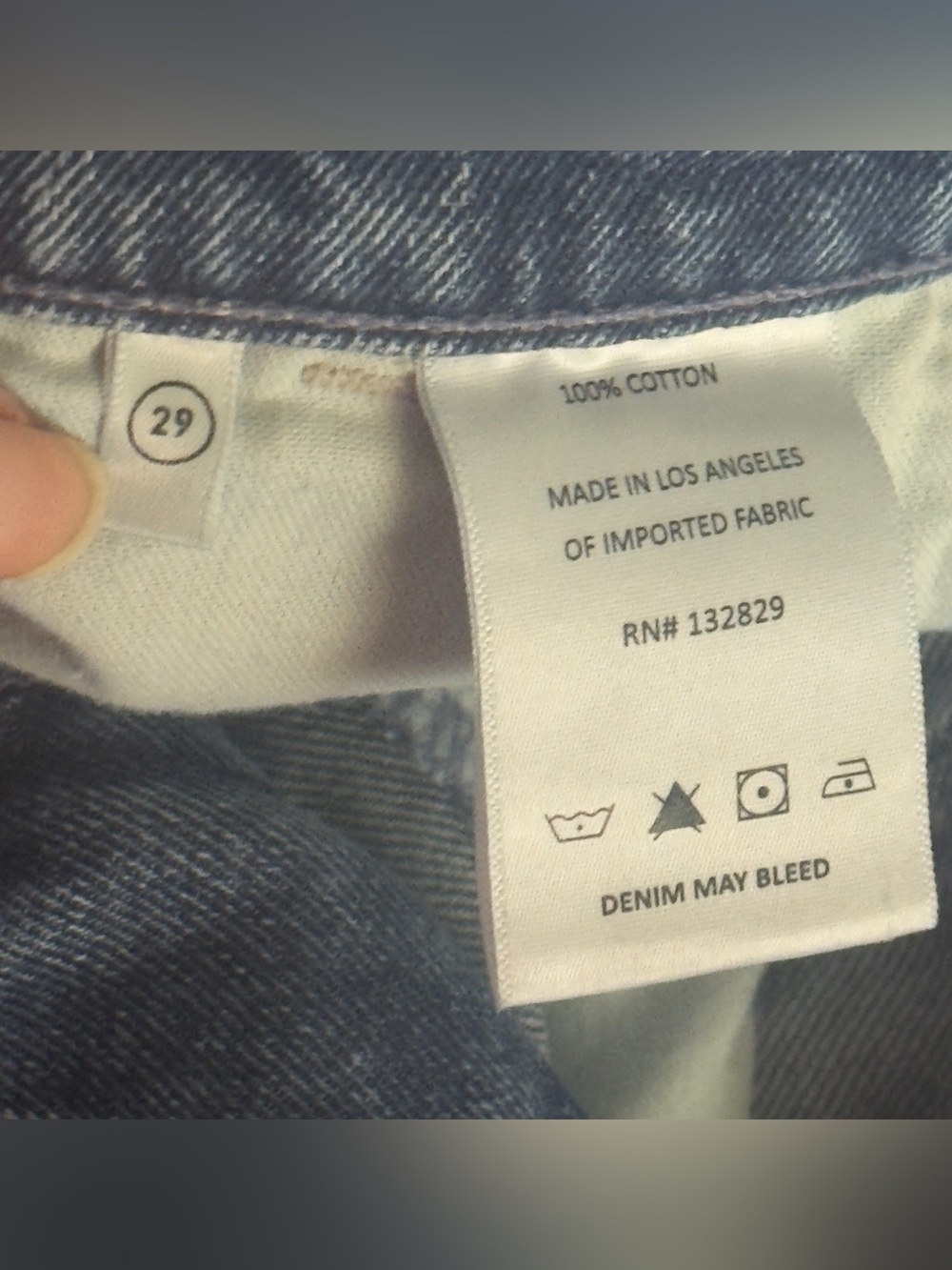 High-Rise Cargo Straight-Leg Jeans - Blue - Picture 11 of 11